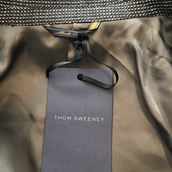 Thom Sweeney Steel Gray Two Button Suit SZ 46/US36 - Picture 7 of 11